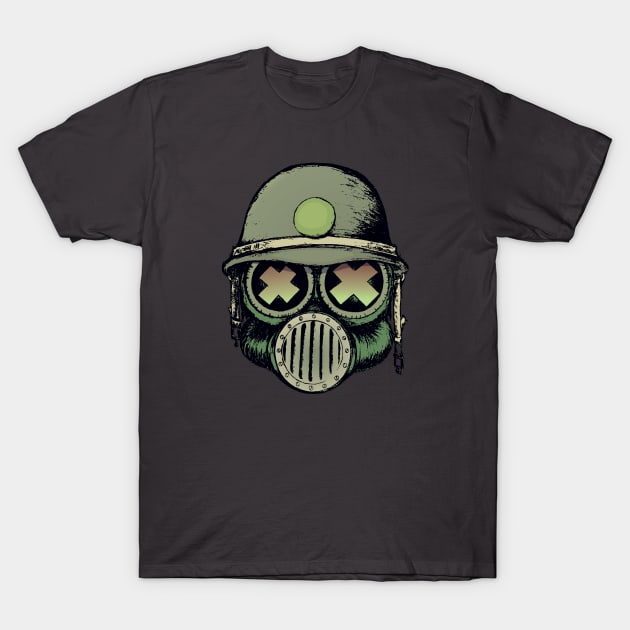 War Skull T-Shirt by mangulica